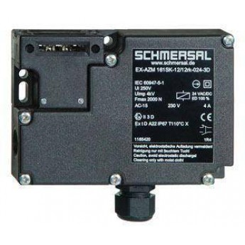 Взрывозащищенный соленоидный блокиратор SCHMERSAL EX-AZM 161SK-12/12KA-024-3D 426903 Взрывозащищенный соленоидный блокиратор SCHMERSAL EX-AZM 161SK-12/12KA-024-3D 426903